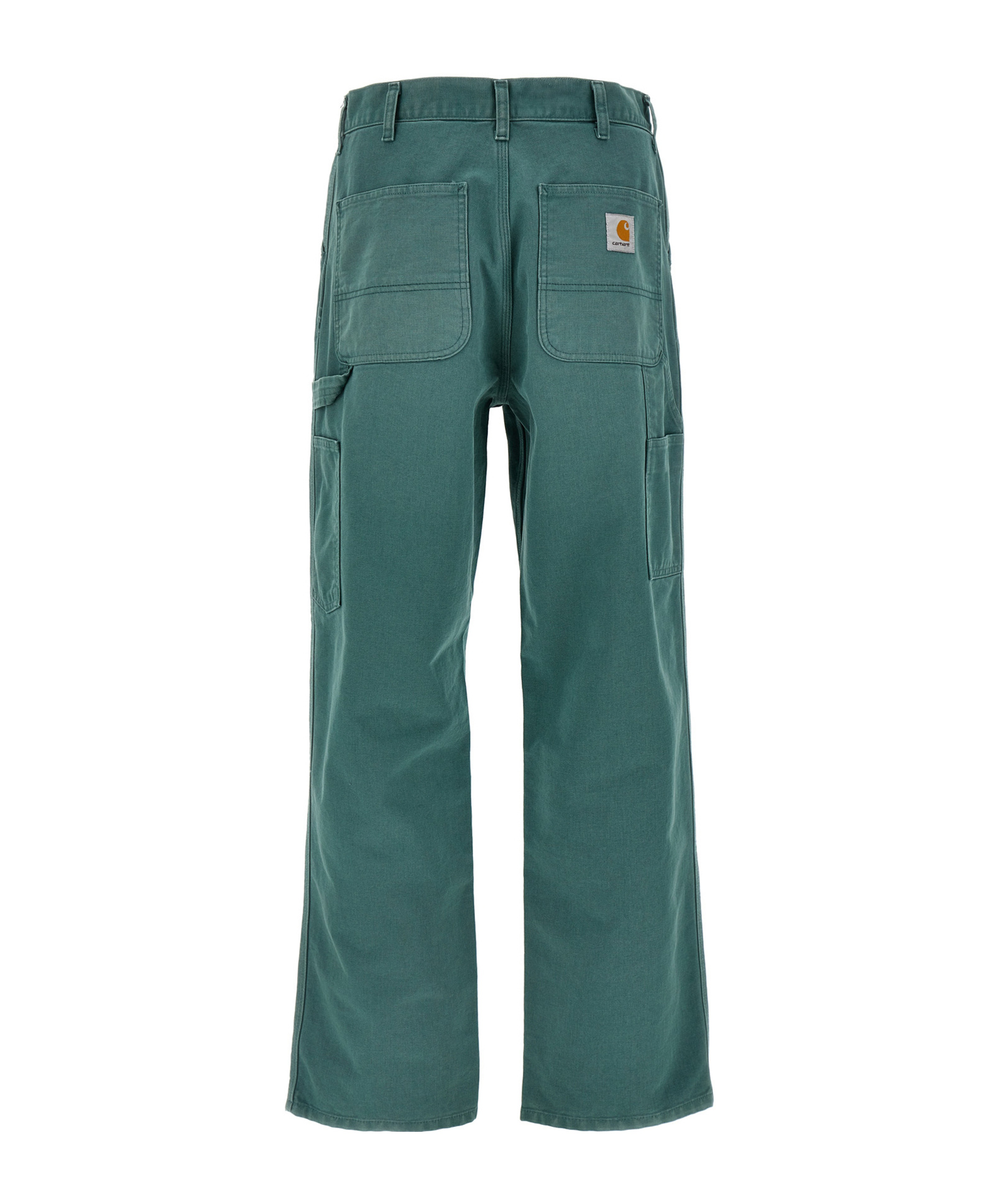 Carhartt Mens Silver Pine Brandon Wide-leg Relaxed-fit Denim Jeans In Green