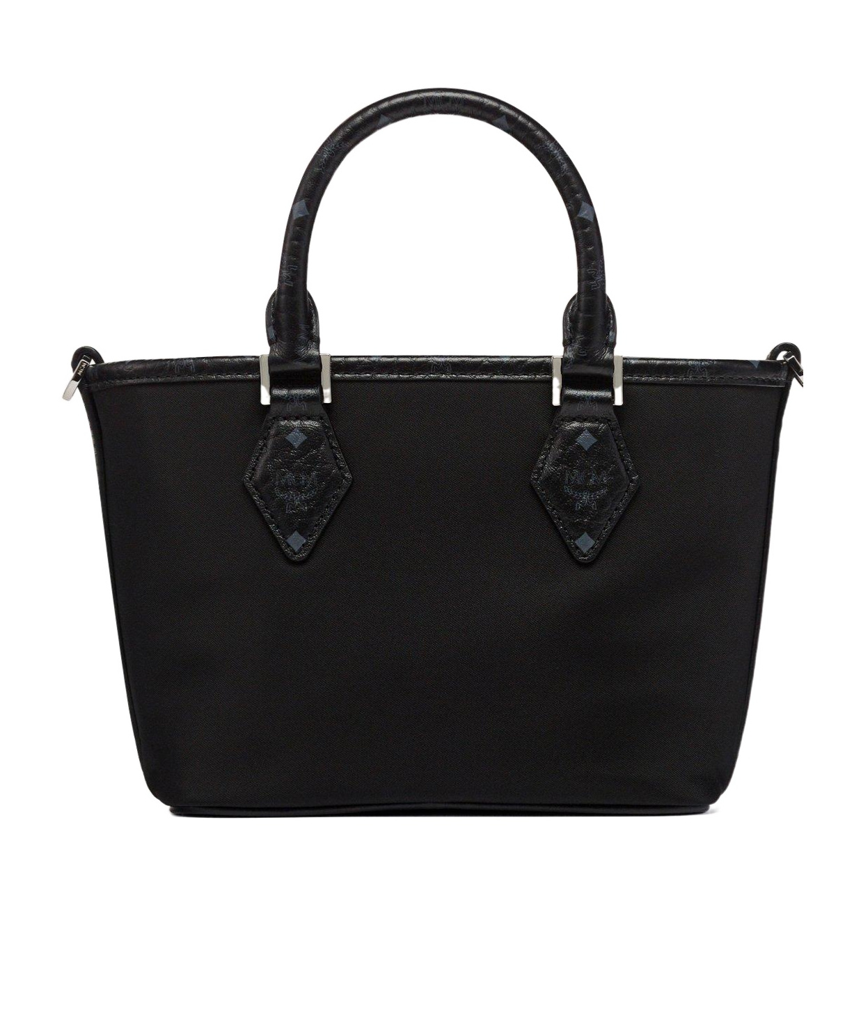 Mcm Black Tote Bags In Black