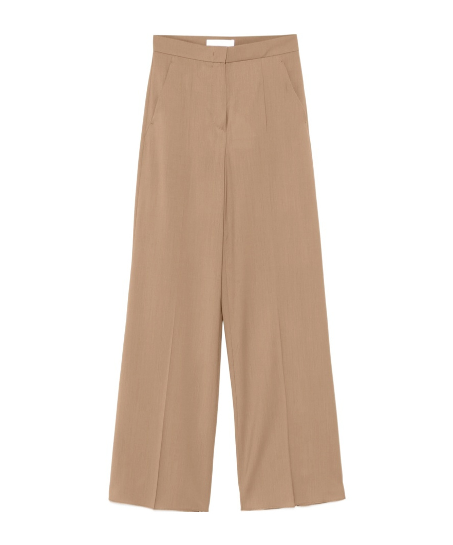 Max Mara High-waist Trousers In Virgin Wool