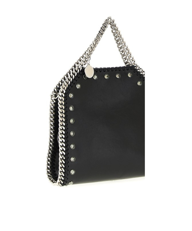 Stella Mccartney Tiny Falabella Handbag In Black