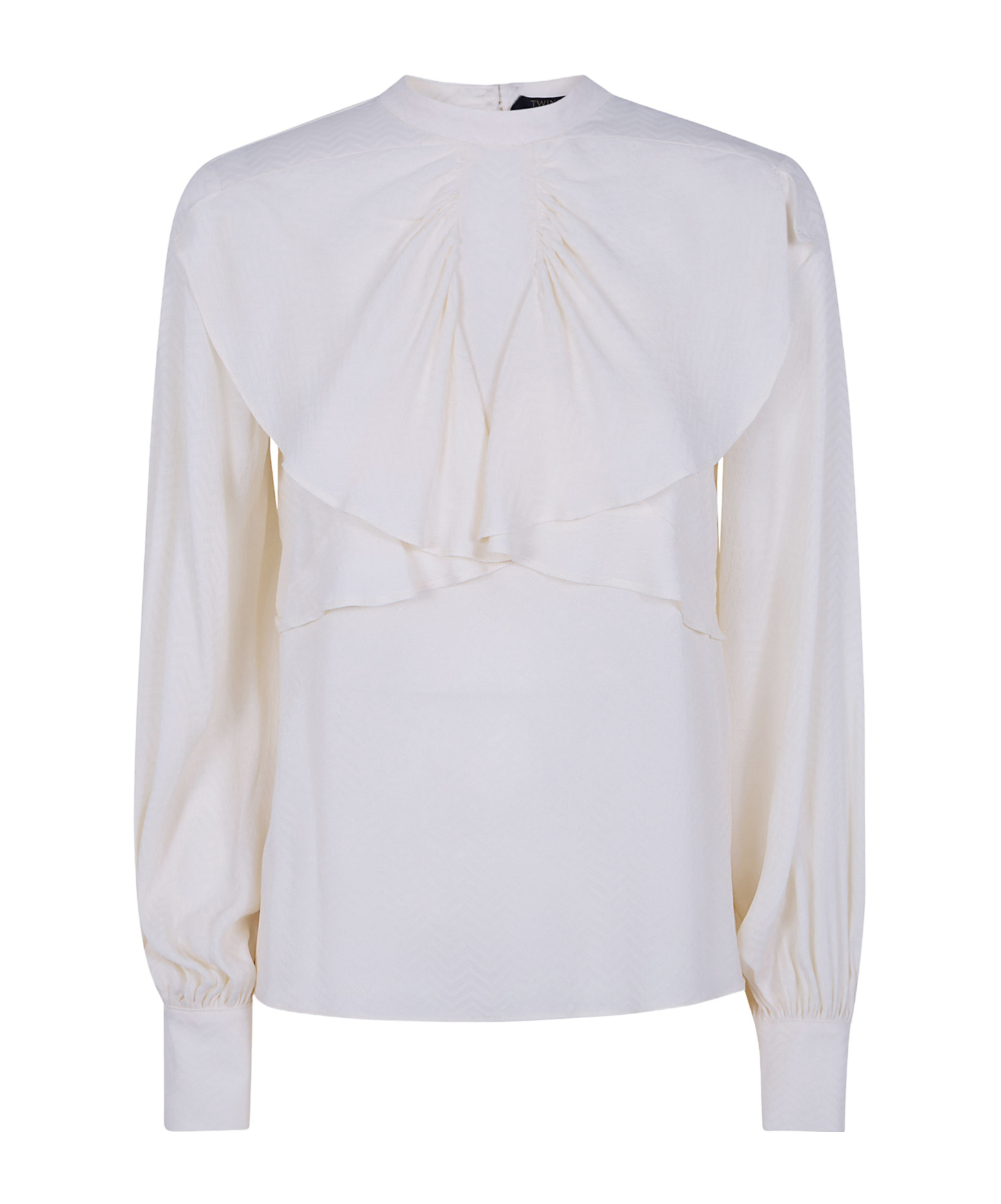 Twinset Ruffled Blouse In White
