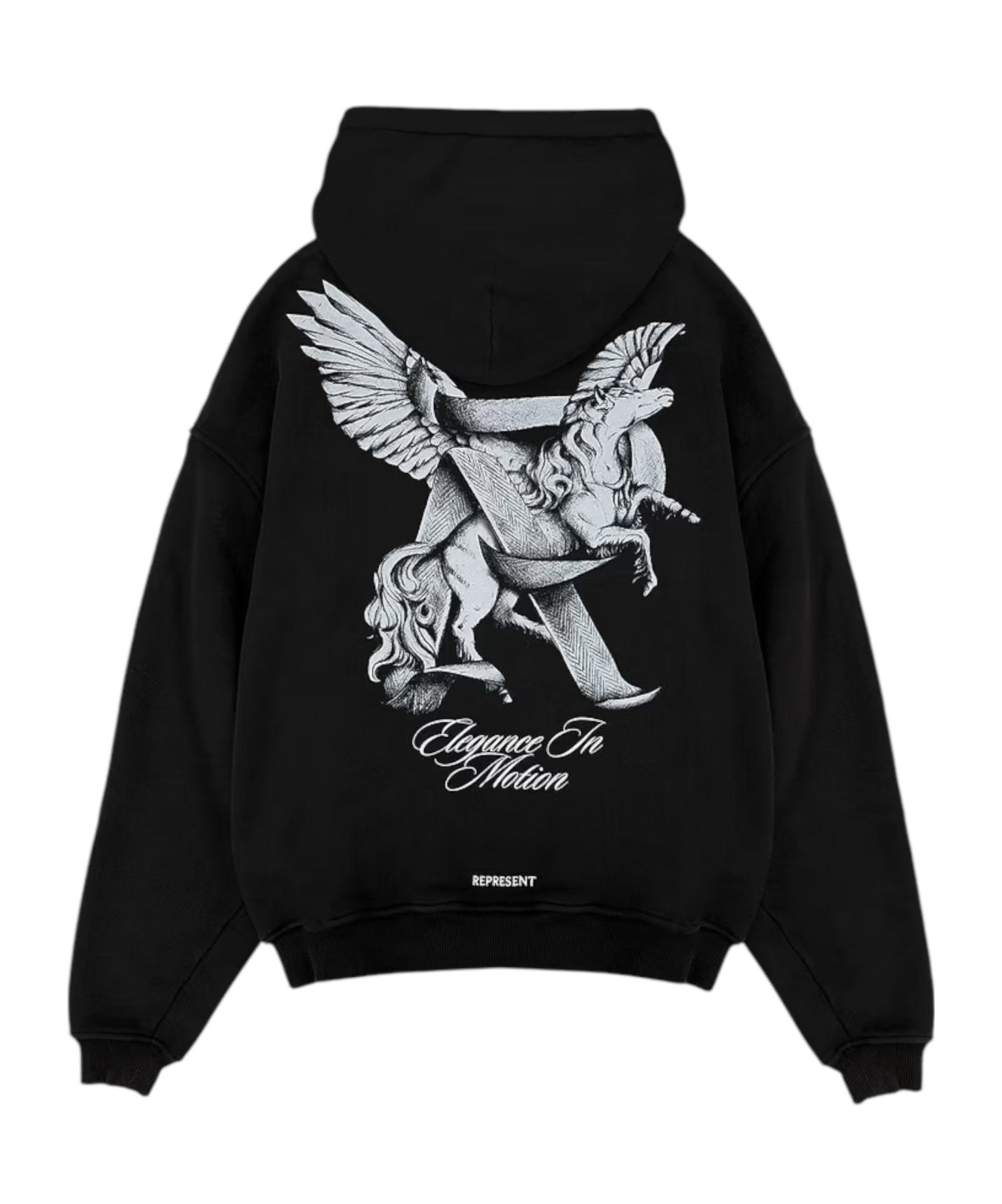 Shop Represent Long-sleeved Sweater In Black