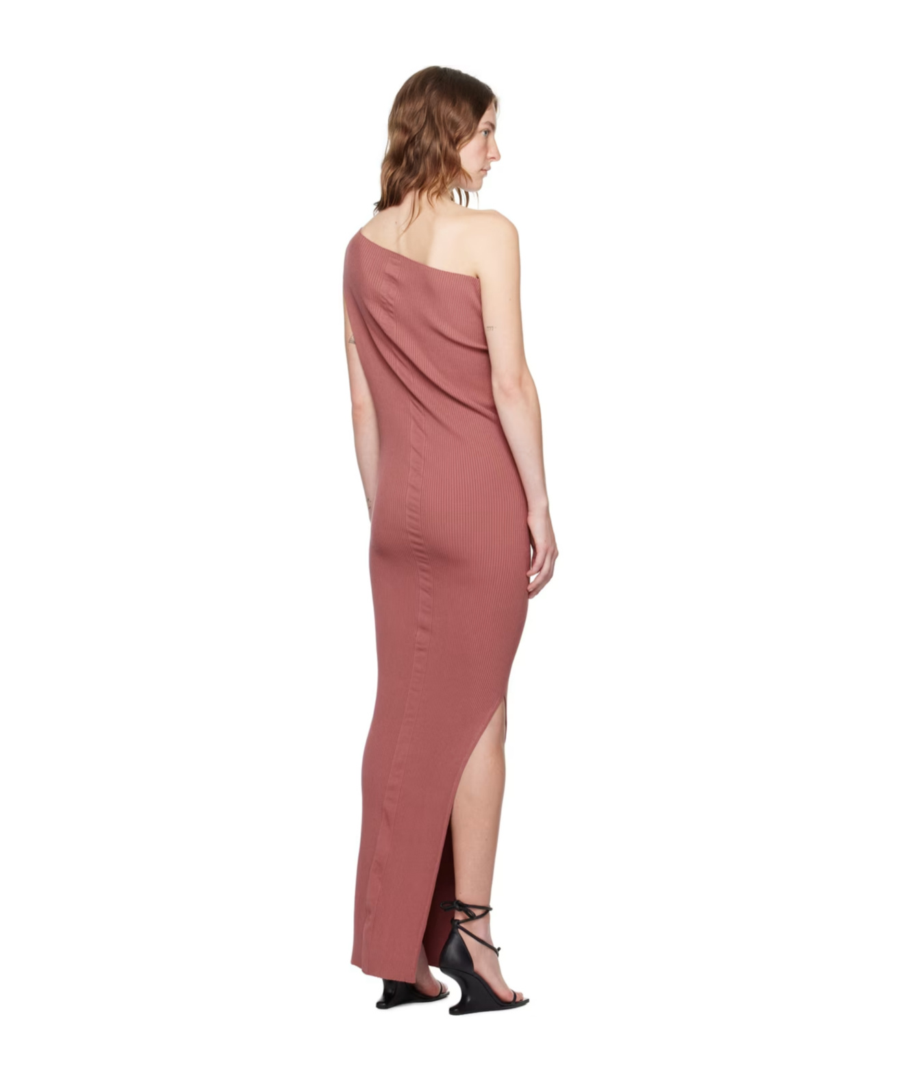 Rick Owens Pink Porterville Athena Maxi Dress In Pink