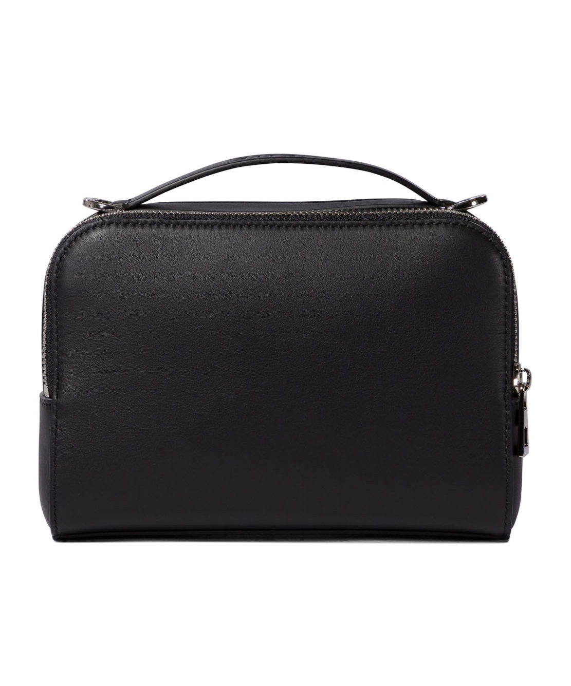 Loewe Mini Puzzle Leather Shoulder Bag In Black