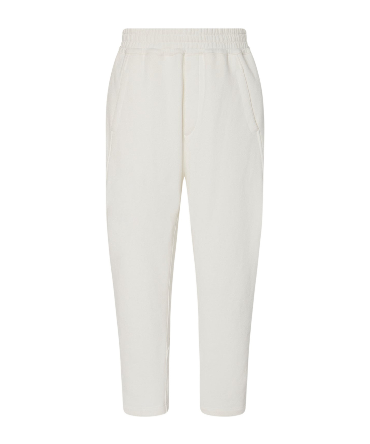 The Row Koa Jersey Tapered Trousers In White
