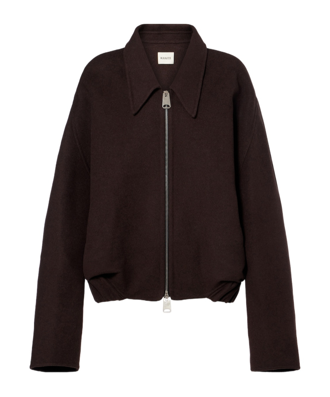 Khaite Odin Wool Jacket In Brown