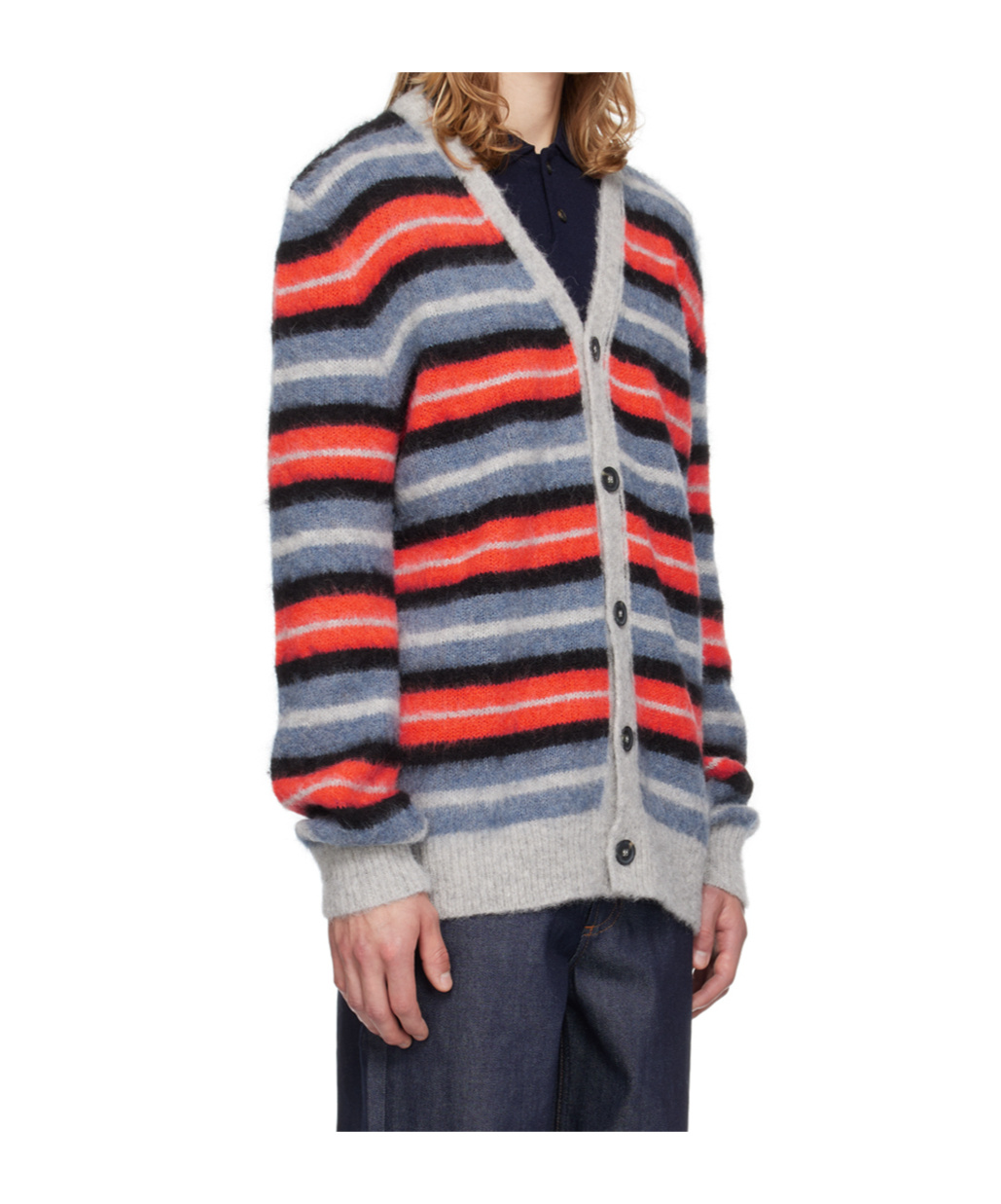 Apc Striped Cardigan In Multicolor