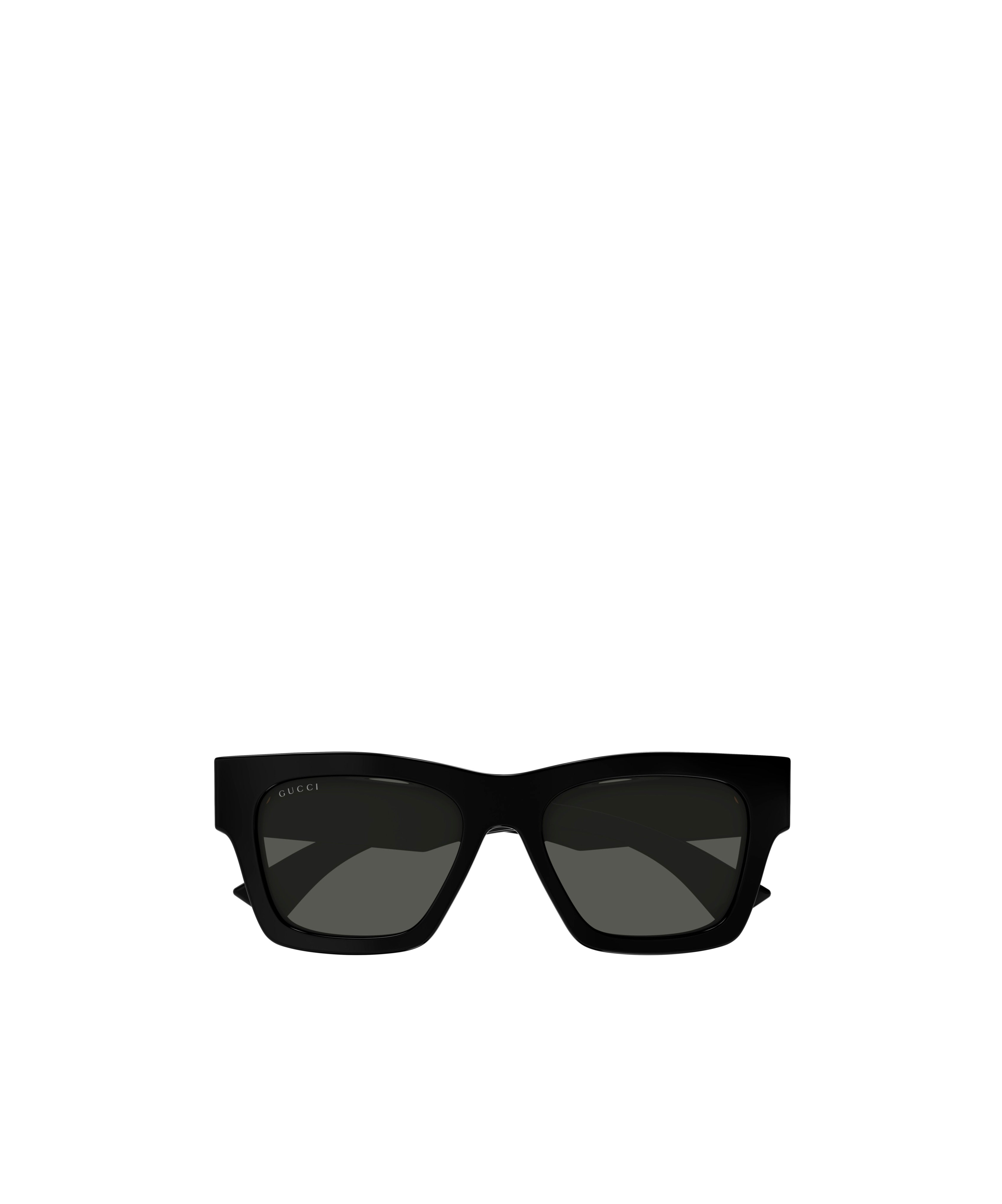 Gucci Geometric Sunglasses In Black