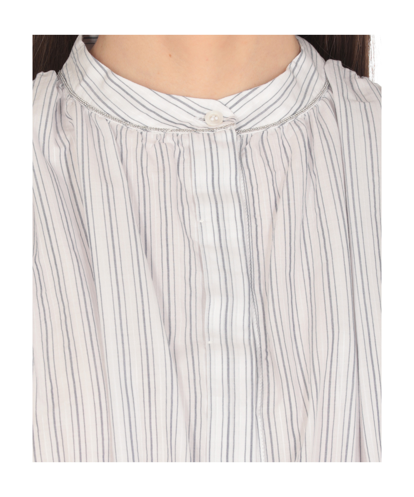 Peserico Striped Sleeveless Shirt