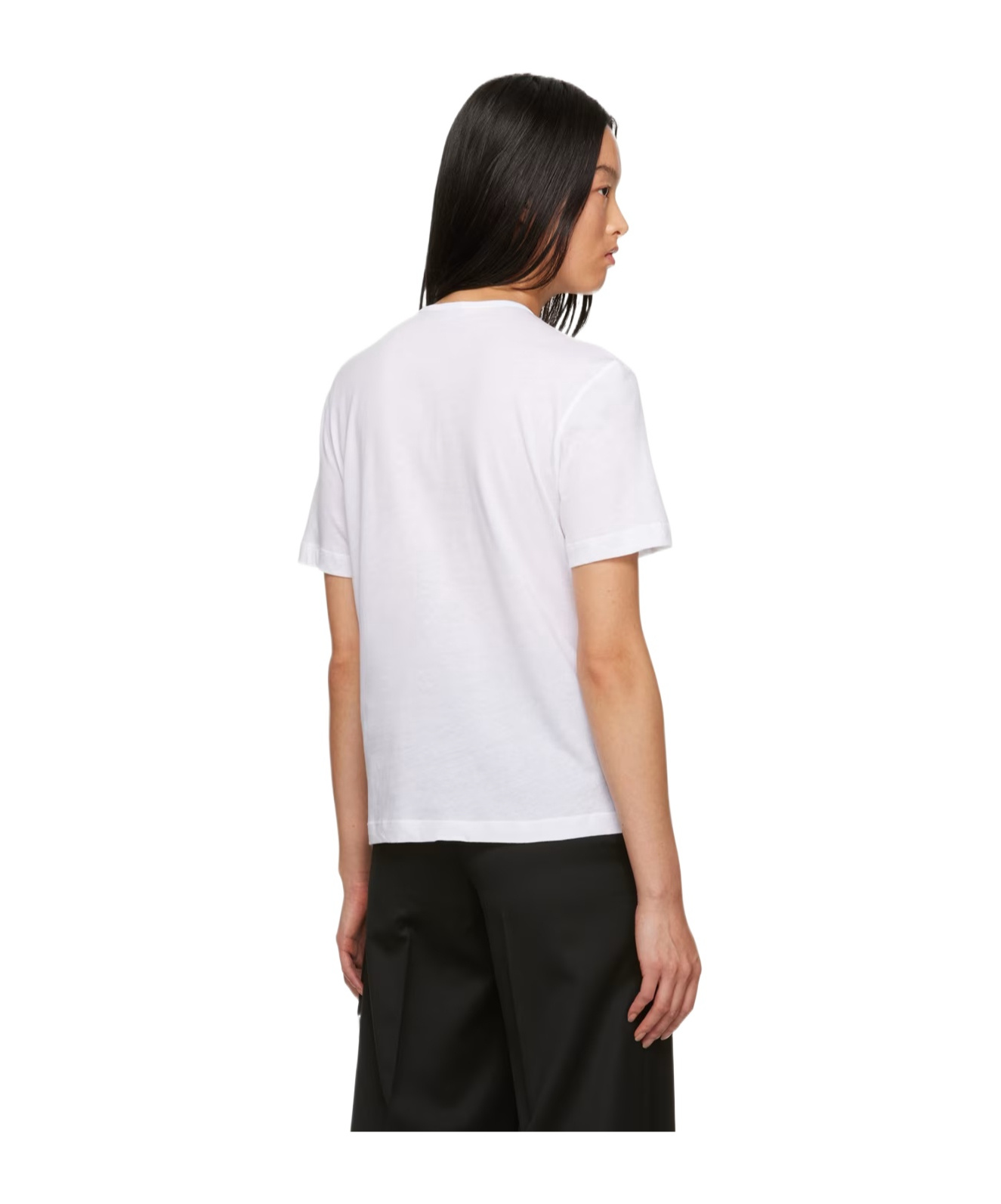 Ann Demeulemeester Embroidered Crewneck T-shirt In White