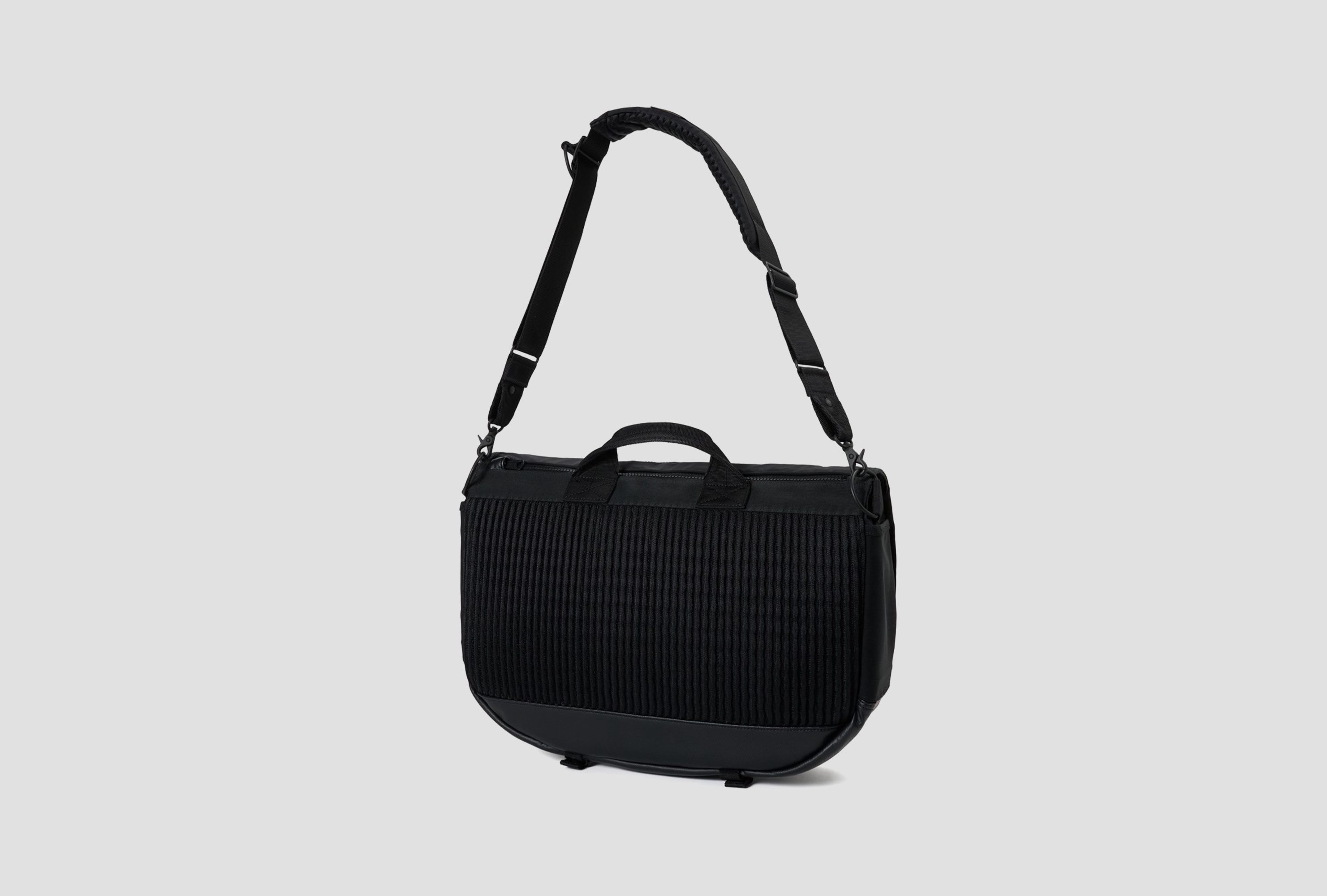 Porter-yoshida & Co Flap Messenger Bag In Black