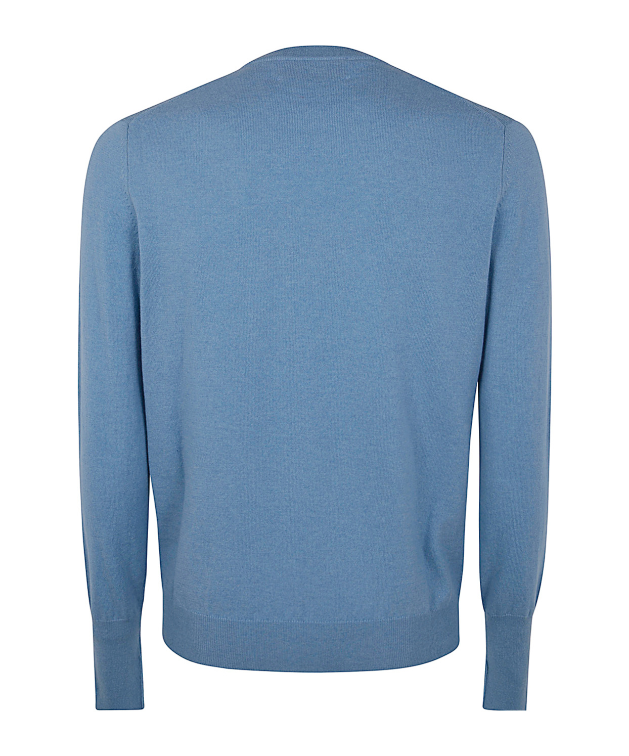 Ballantyne Round Neck Pullover In Blue