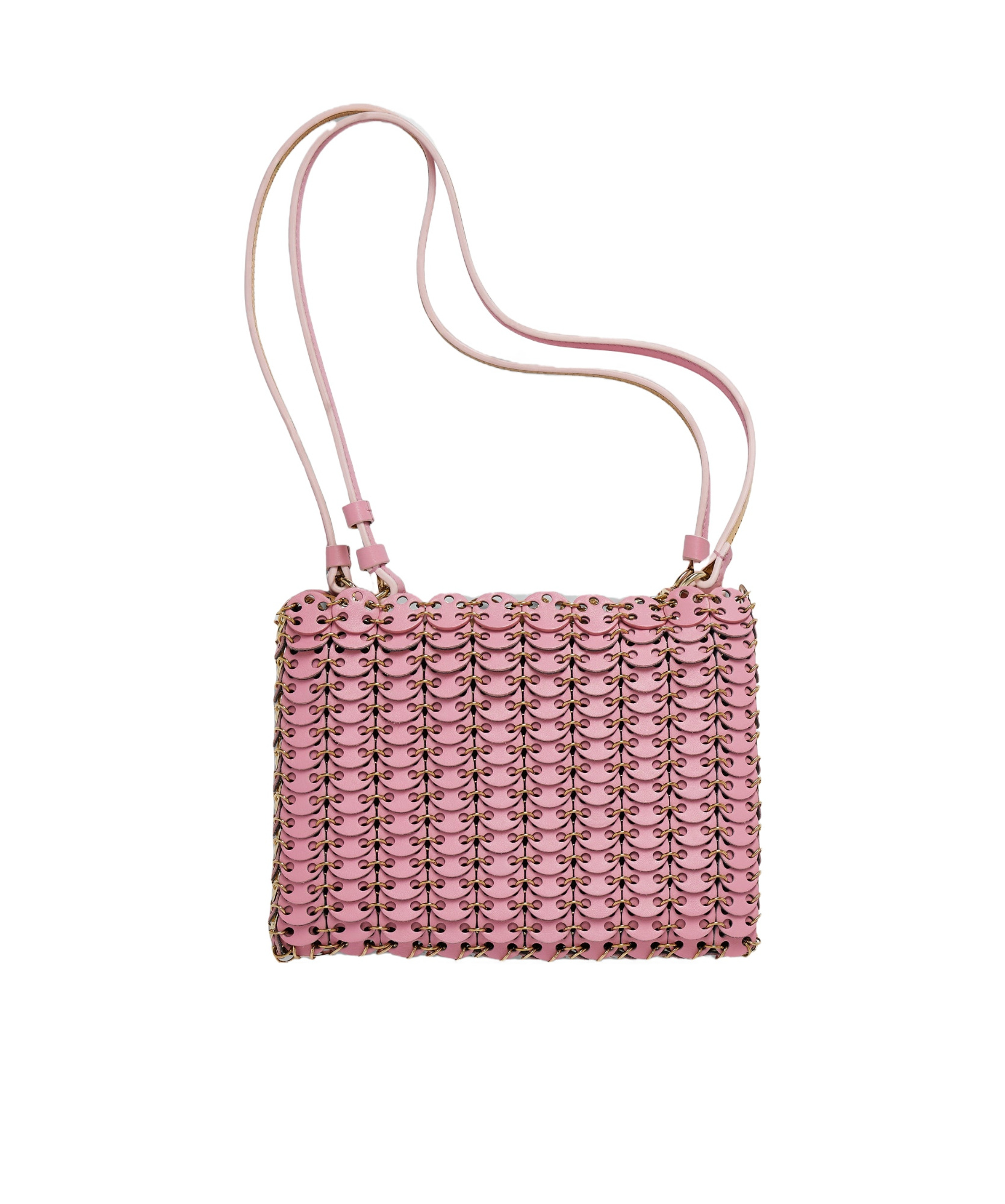 Rabanne Reversible Shoulder Bag 1969 In Pink/gold