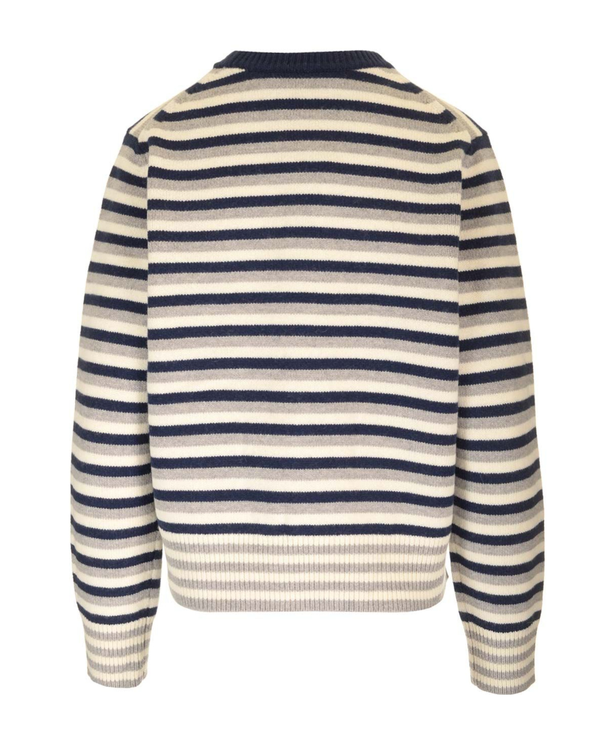 MAISON KITSUNÉ FOX HEAD INTARSIA JUMPER