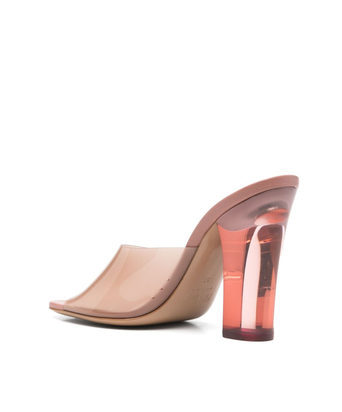 Paris Texas 100mm Ava Mule In Neutral