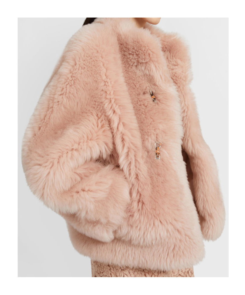 Ermanno Scervino Toggle-fastening Jacket In Pink