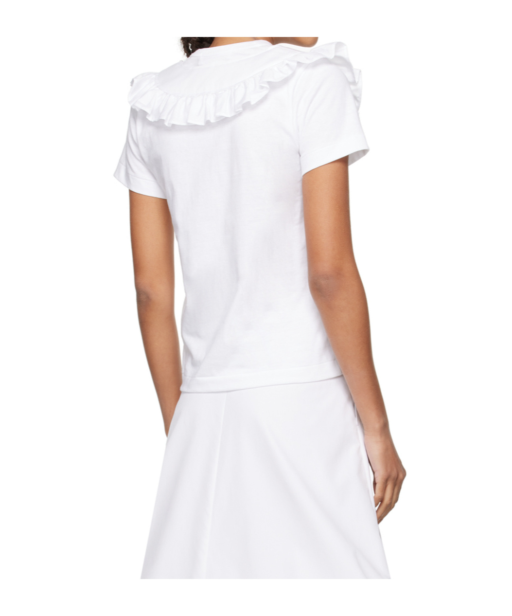 COMME DES GARÇONS RUFFLED COTTON T-SHIRT