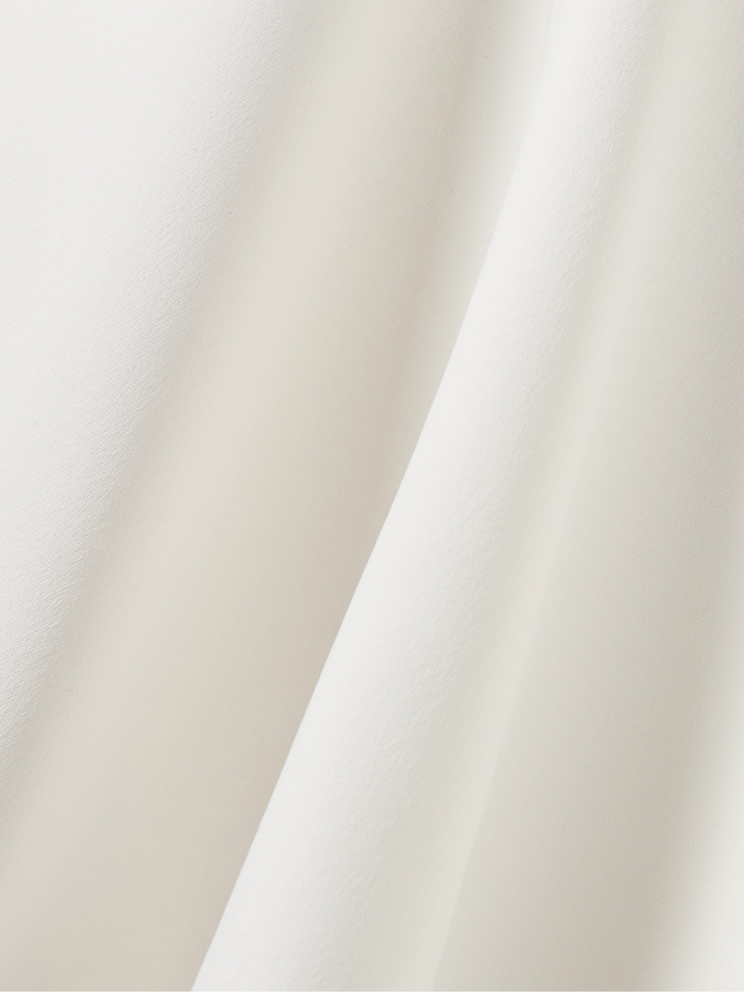 Khaite Mel V-neck Low-back Mini Dress In Ivory