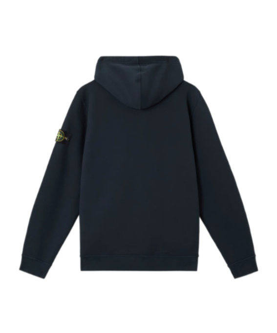 Stone Island Regular-fit Hooded Zip-up Sweatshirt With Pockets In Blue