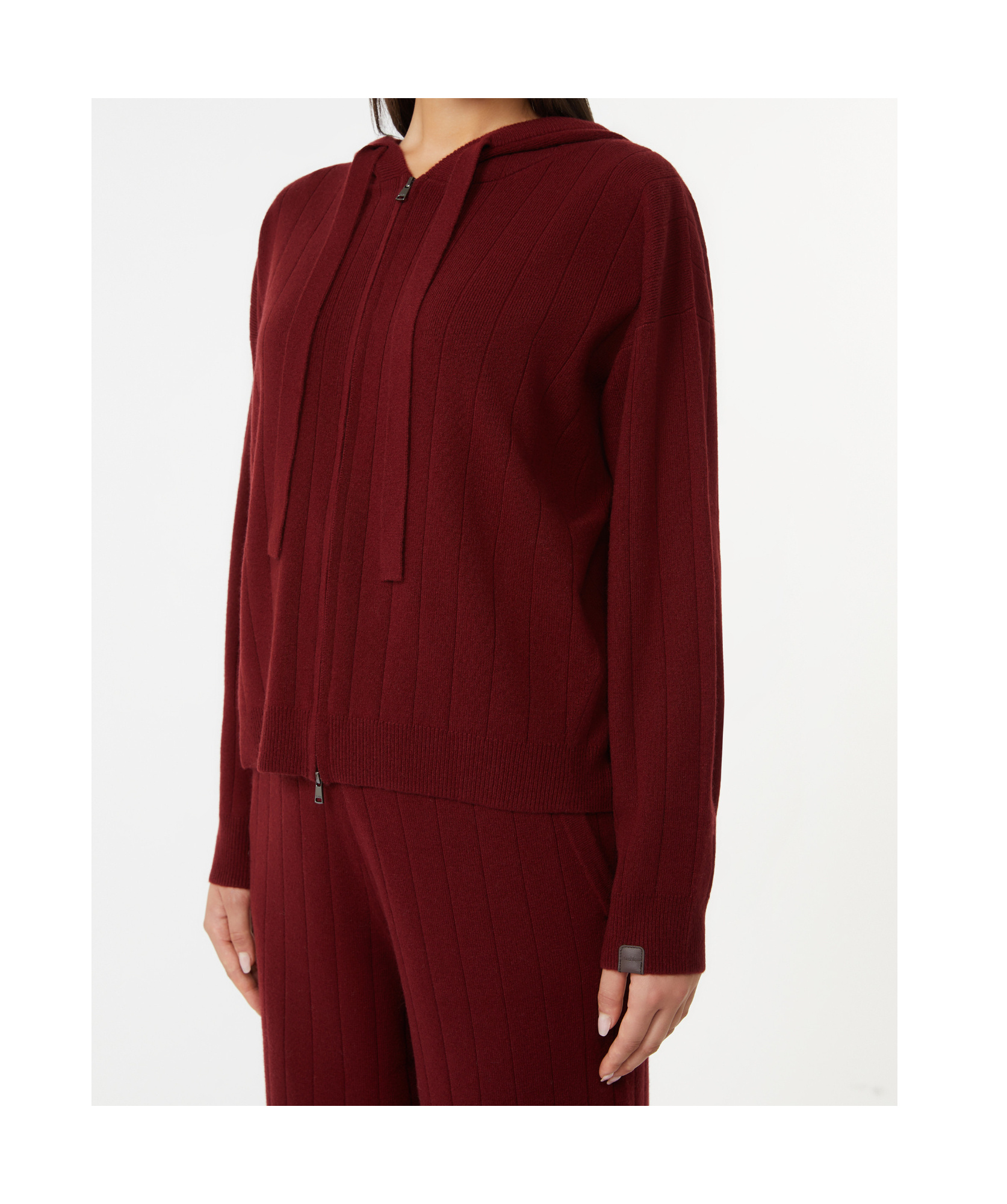 Max Mara Cashmere Yarn Cardigan In Red