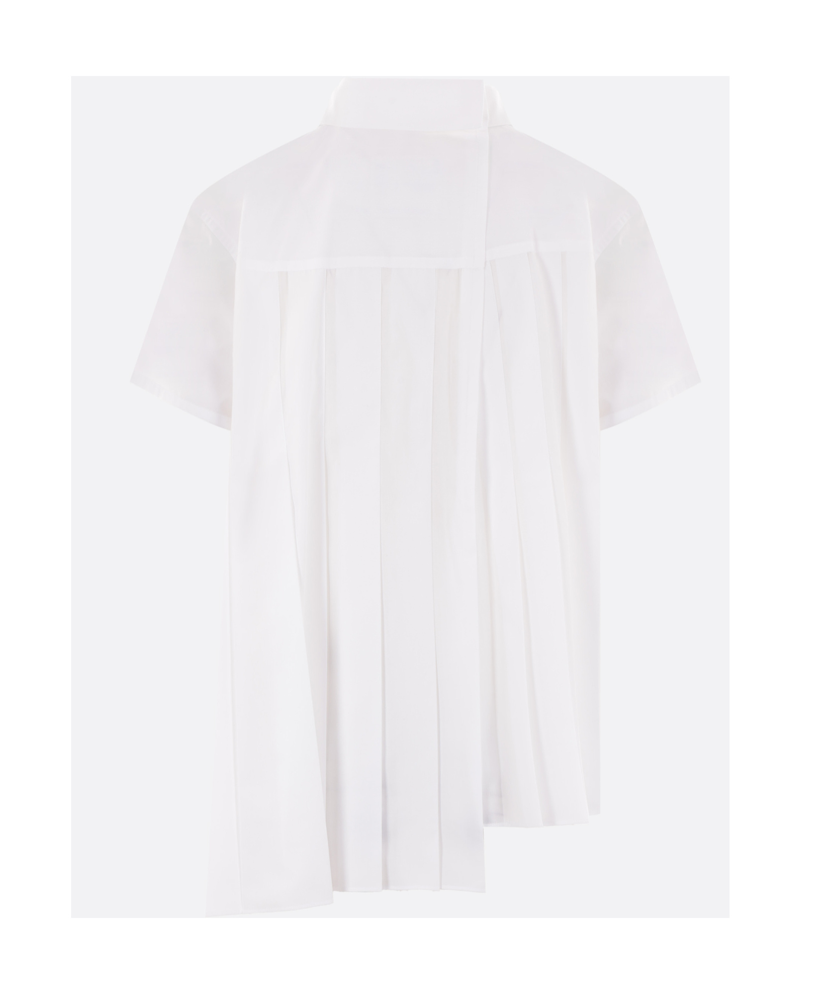 SACAI ASYMMETRIC COTTON SHIRT