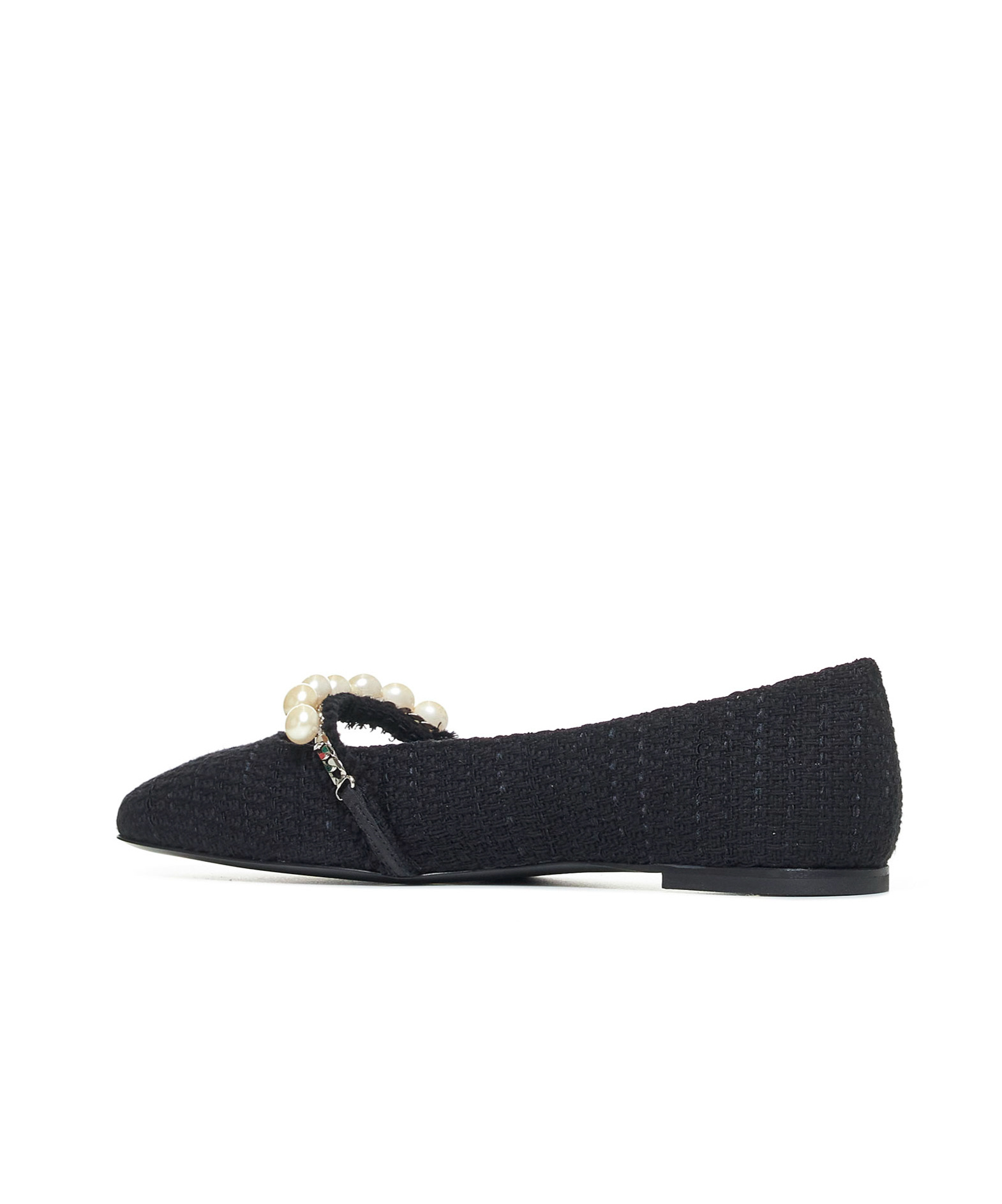 ROBERTO FESTA TWEED BALLERINA SHOES 