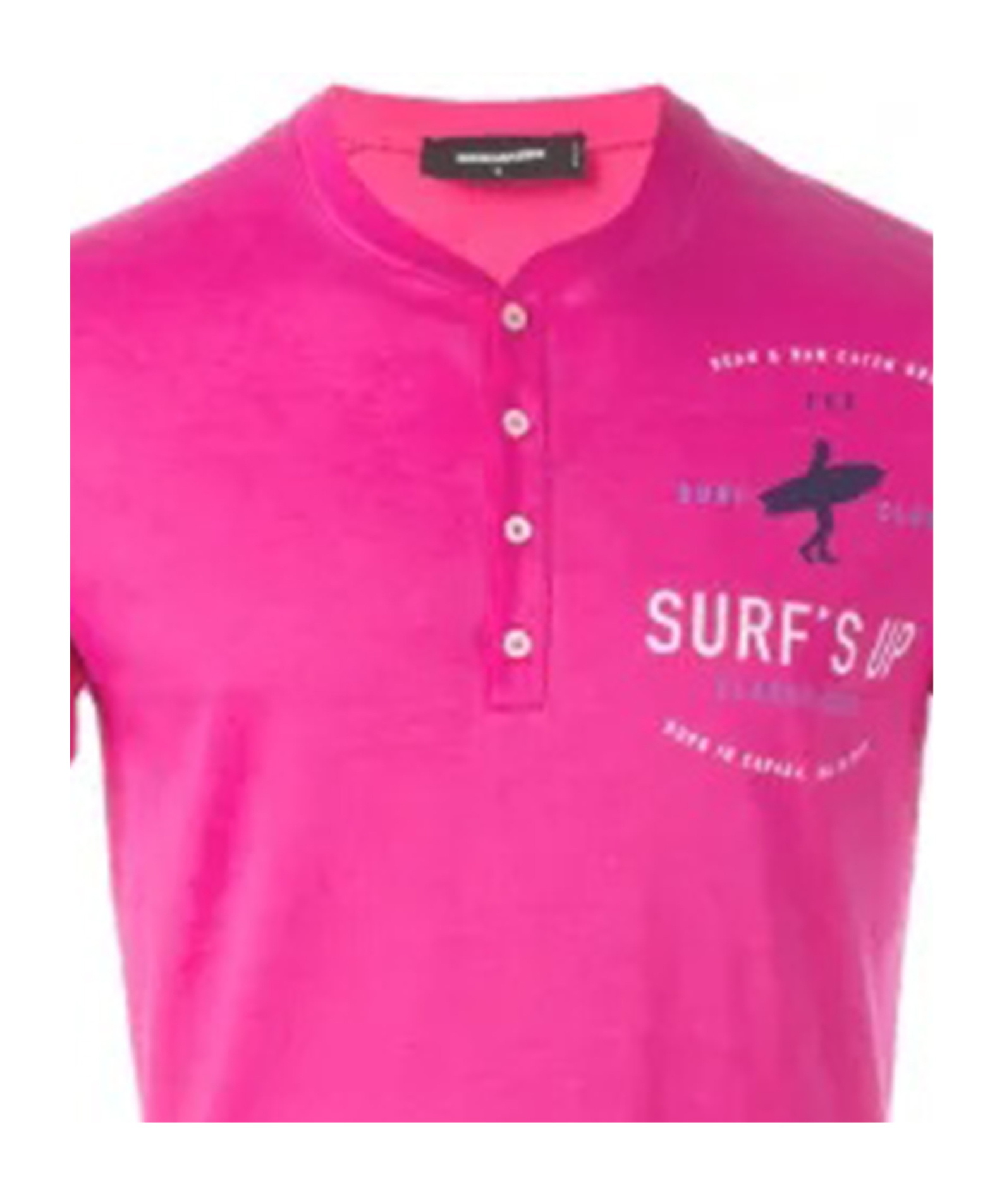 Dsquared2 Short-sleeved Polo Shirt In Pink