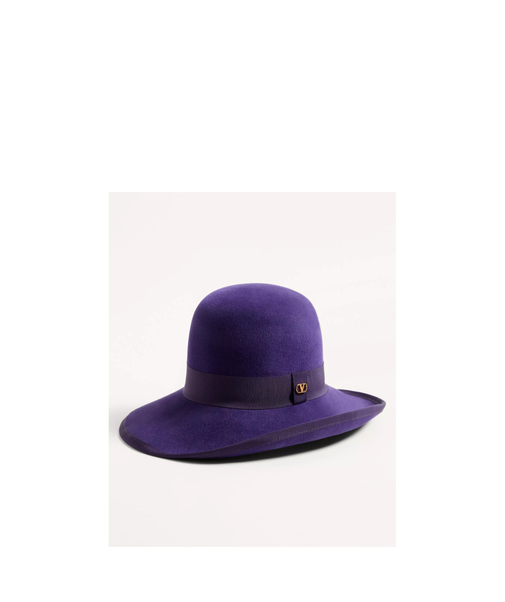Valentino Vlogo Signature Hat In Lapin Fabric