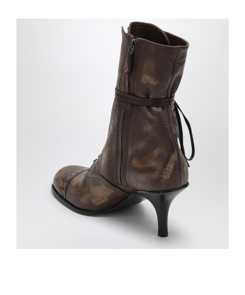 MIU MIU HIGH-HEELED SHORT BOOTS