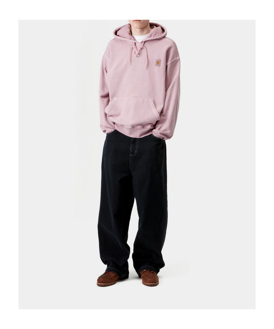 Carhartt Nelson Hoodie Sweatshirt Hortensia In Pink