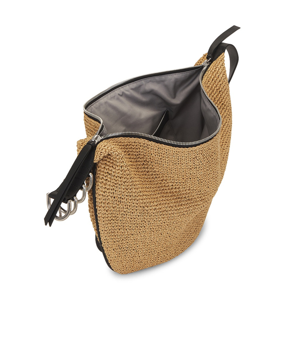 Rag & Bone Zippered Shoulder Bag In Nude
