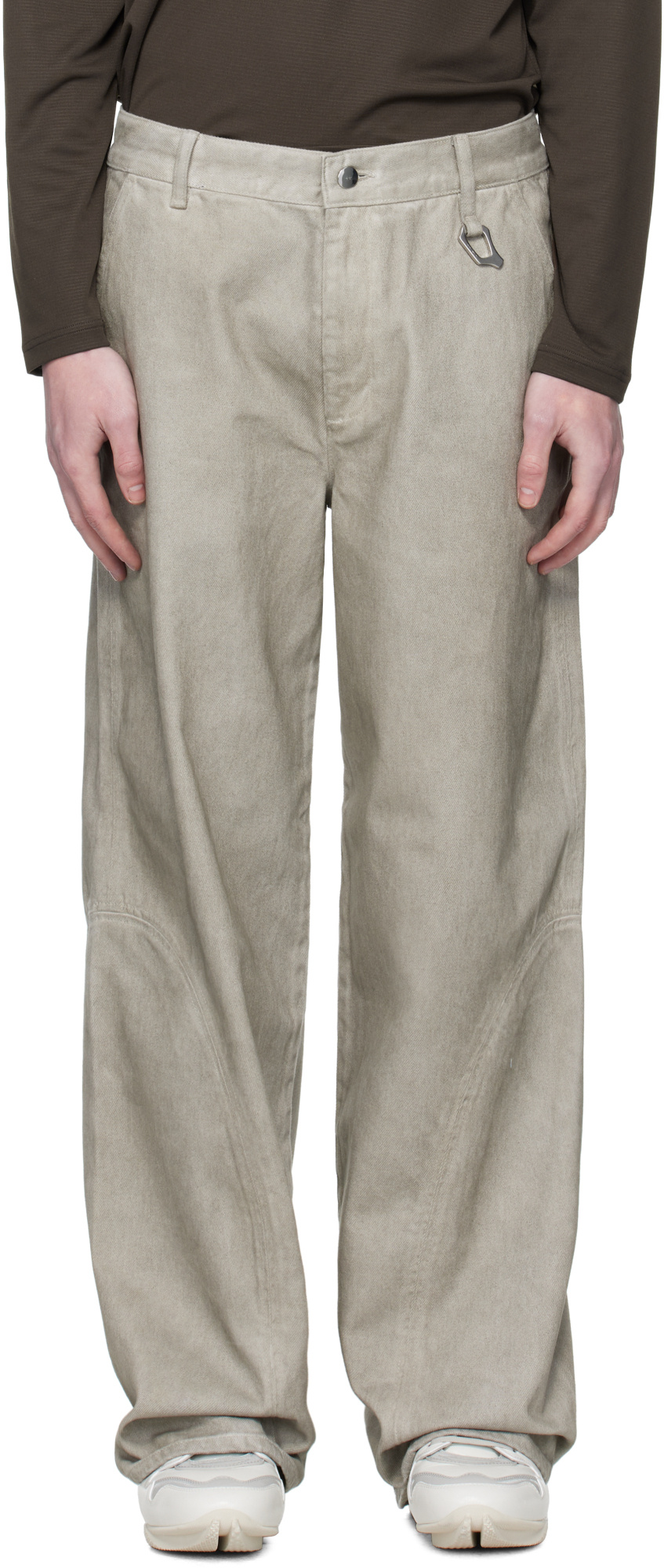 Heliot Emil Basalt Jeans In Gray