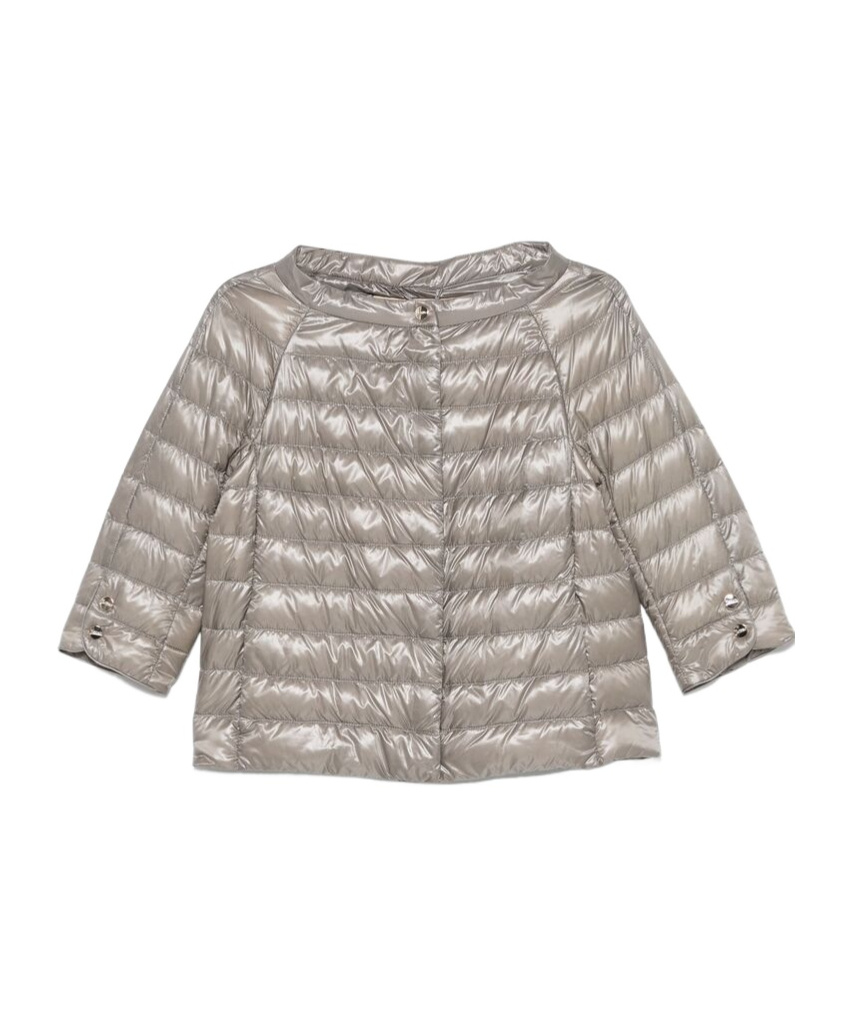 Shop Herno Quilted Jacket In Gray