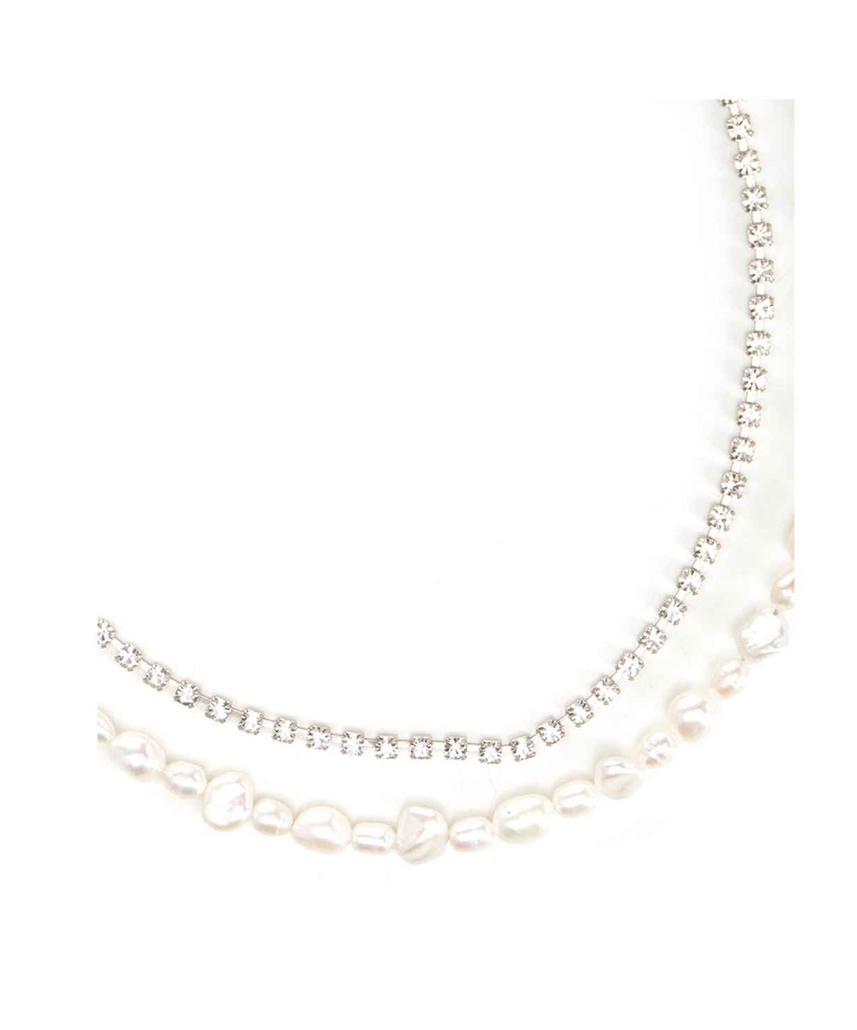 Forte Forte Beads And Crystals Collier In White