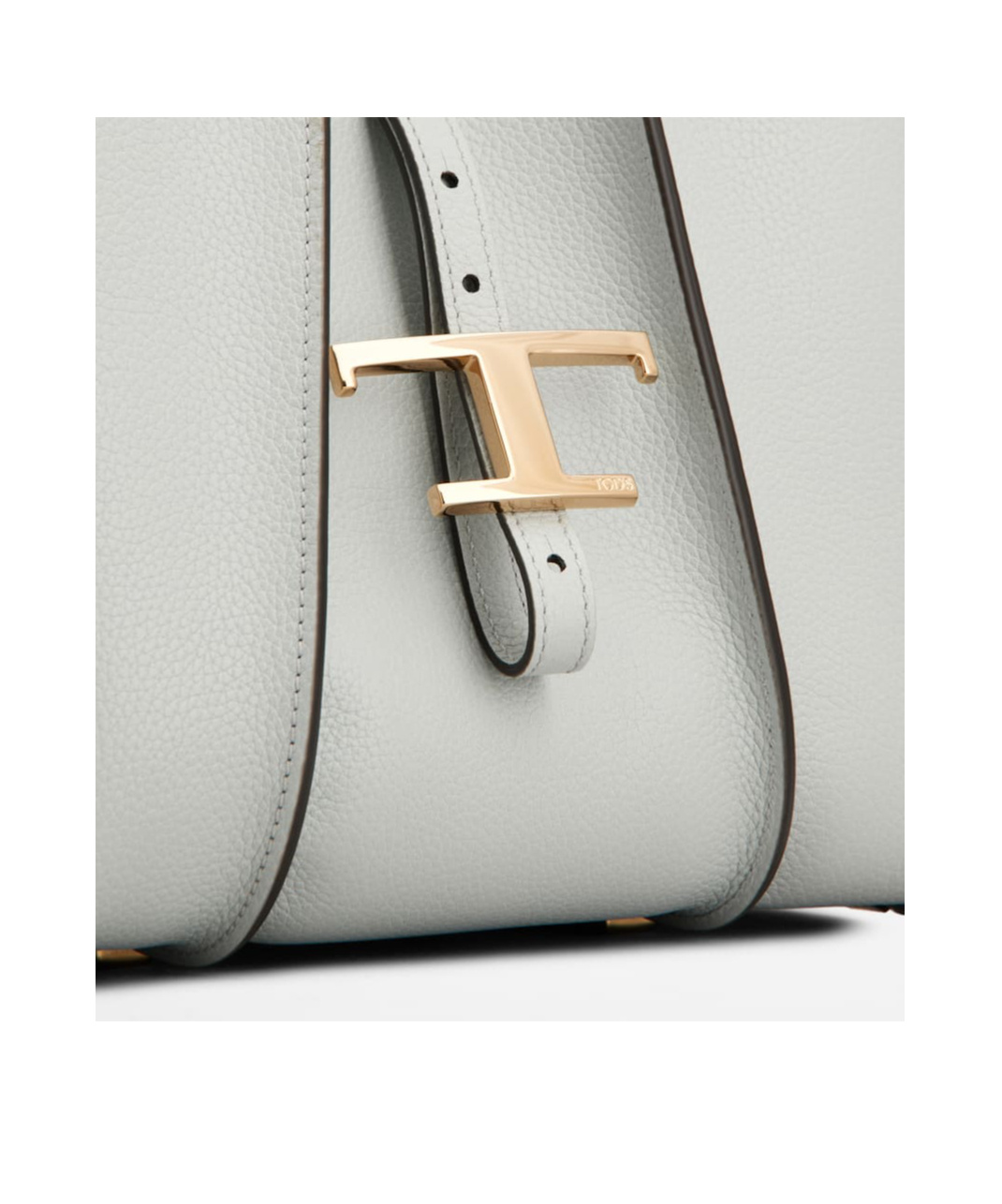 Tod's Mini T Timeless Tote Bag In Gray