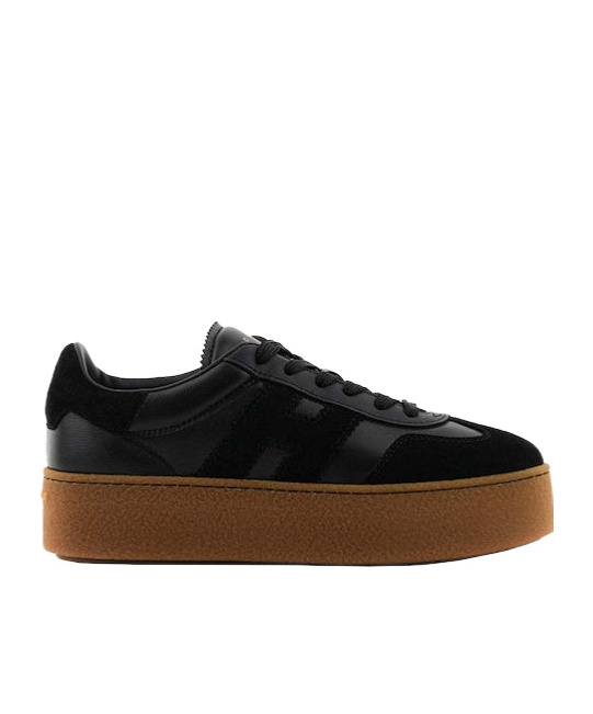 Hogan H681 Side H Patch Sneakers In Black