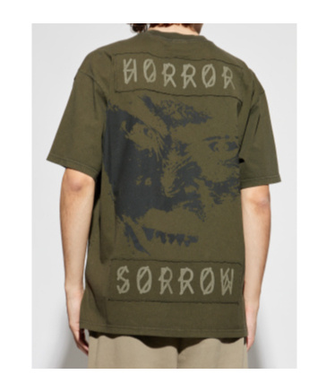 44 Label Group Green Crewneck Graphic Print T-shirt In Green