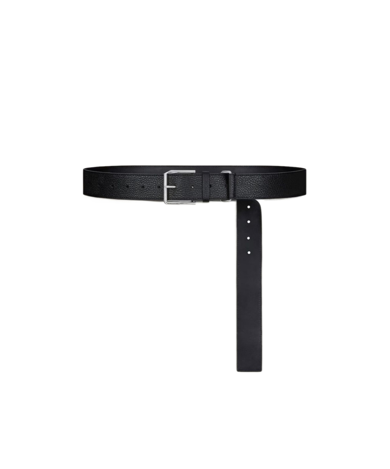 Givenchy Square Buckle Belt In Black