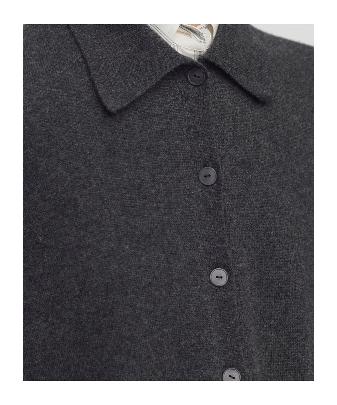 The Row Lillia Cardigan In Cashmere In Black