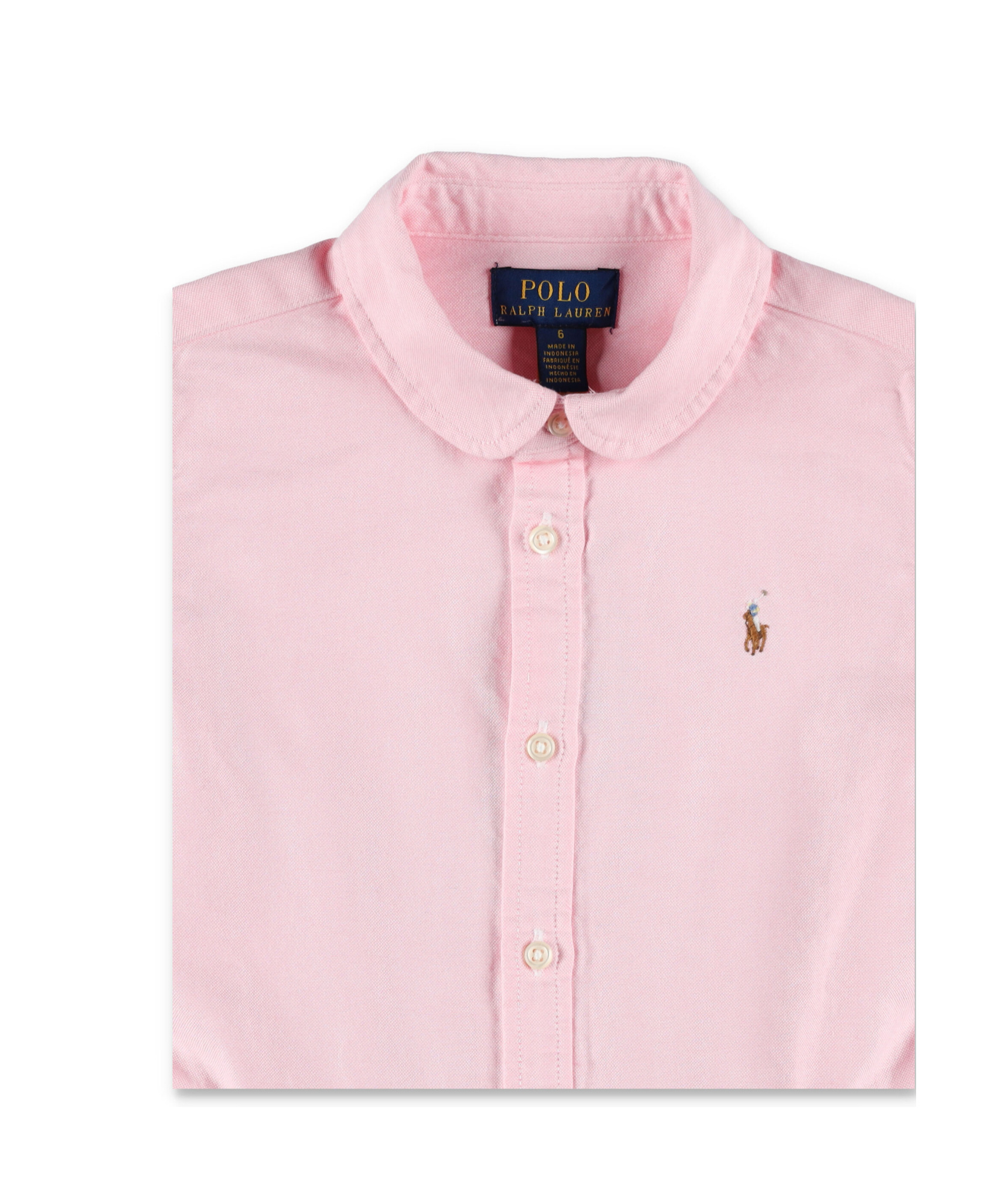 Polo Ralph Lauren Shirt Dress In Pink