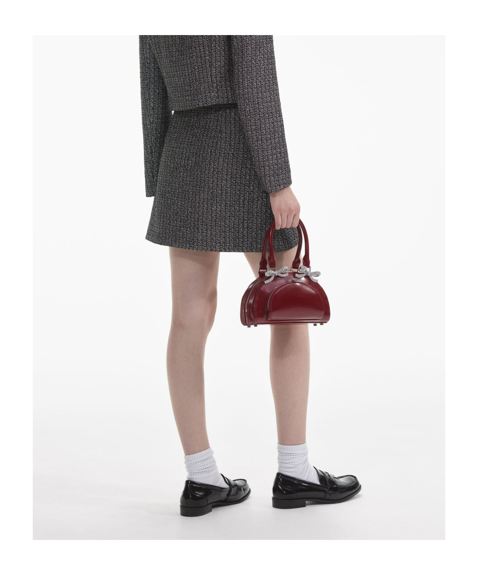Self-portrait Circle Skirt In Black