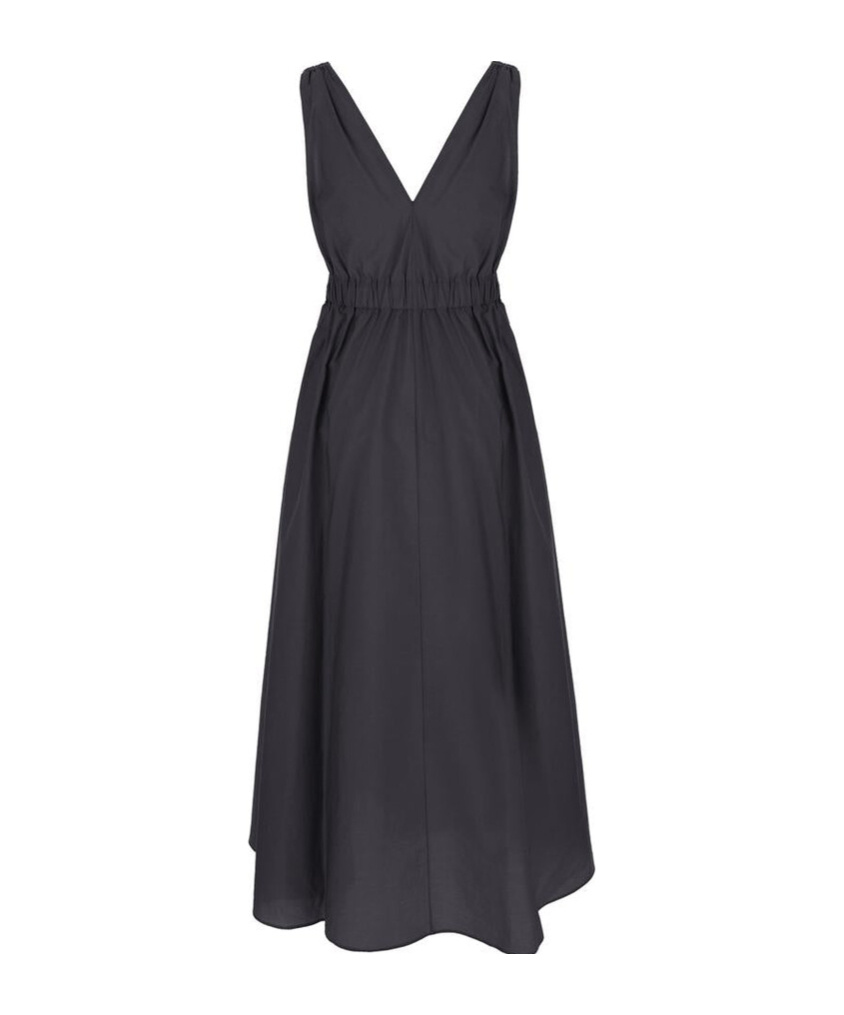 BRUNELLO CUCINELLI POPLIN MIDI DRESS