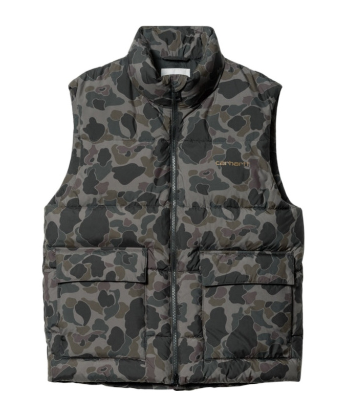 Shop Carhartt Camouflage Pattern Vest In Black