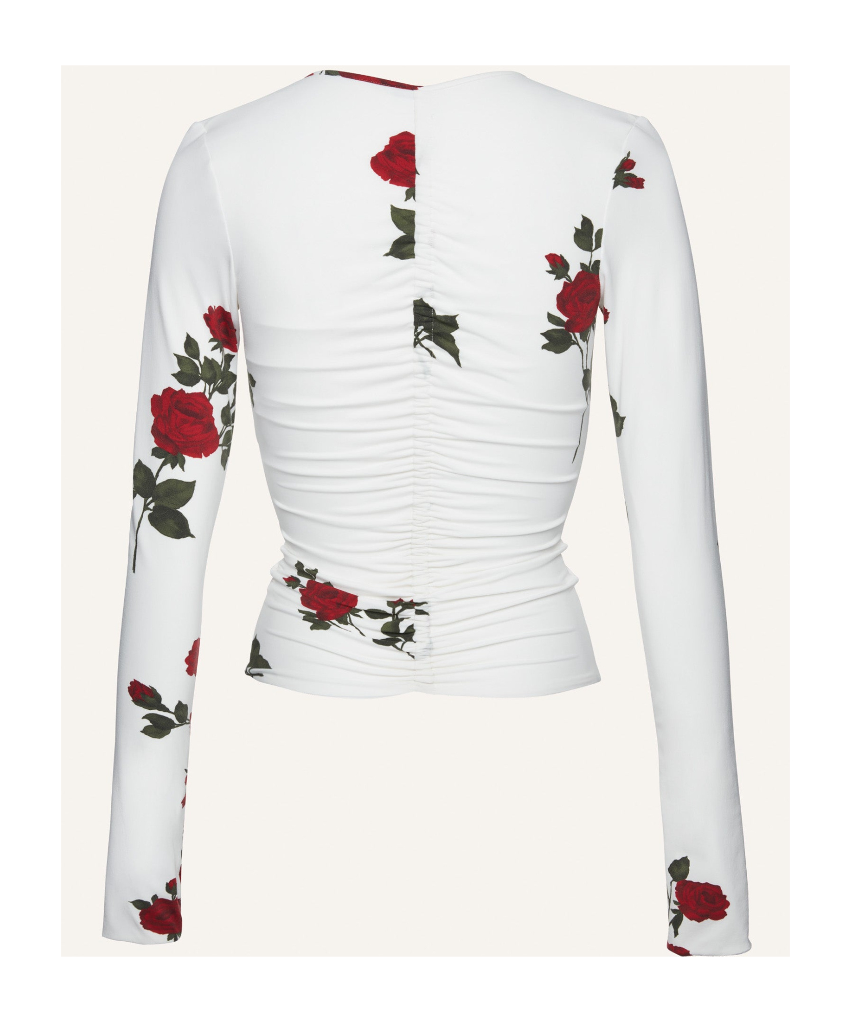 Magda Butrym V-neck Top In White