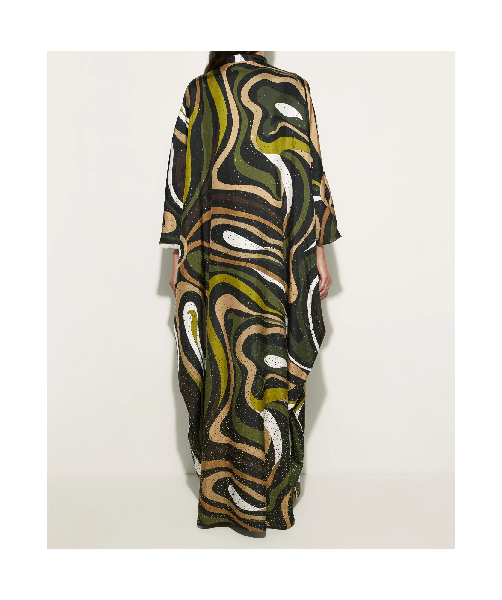 Pucci Printed Embellished Robe In Multi