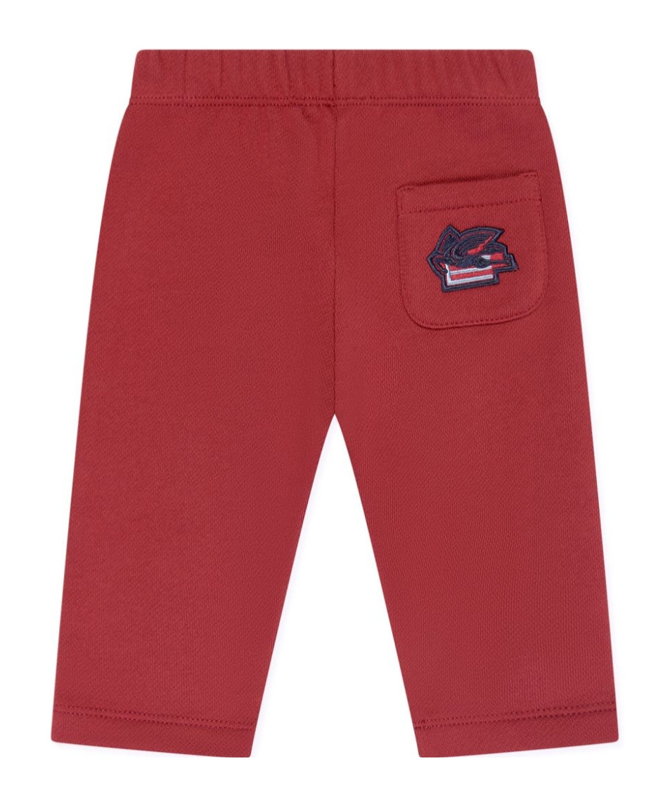 Etro Pegaso-motif Track Pants In Red
