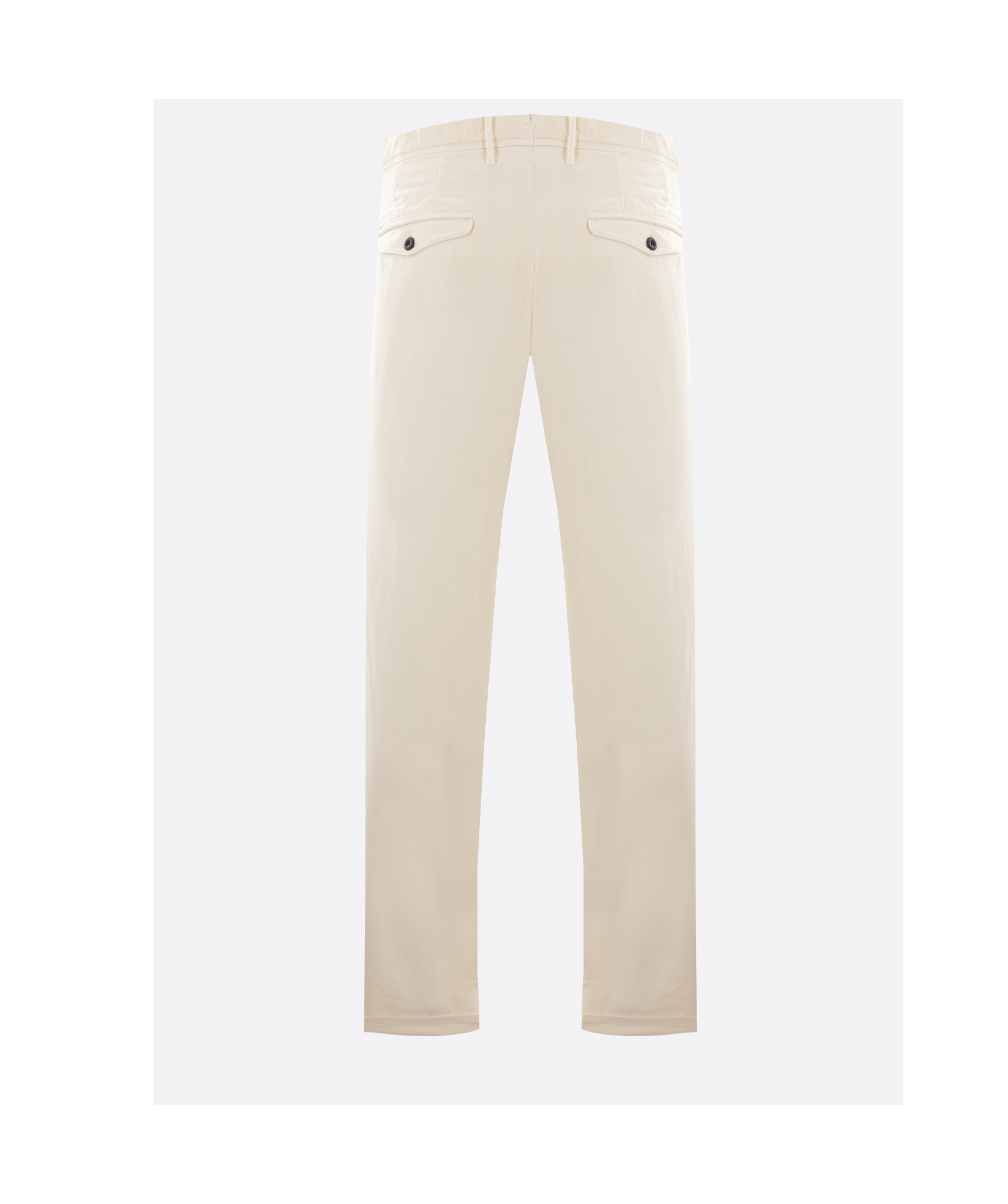 Incotex Stretch Cotton Trousers With Practical Pockets In Nude