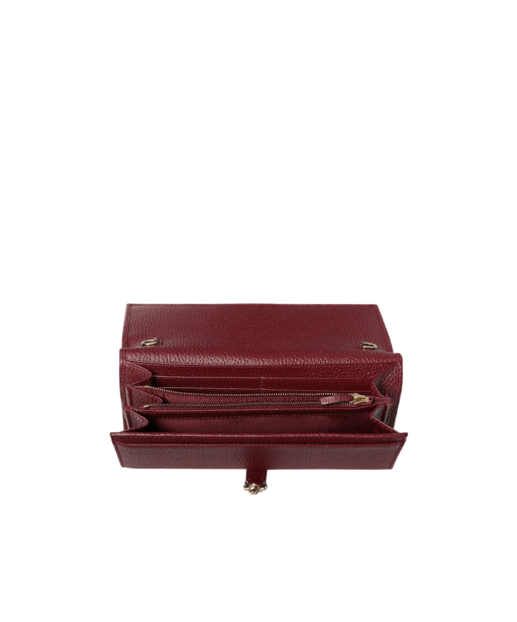Gucci Jackie 1961 Chain Wallet In Brown