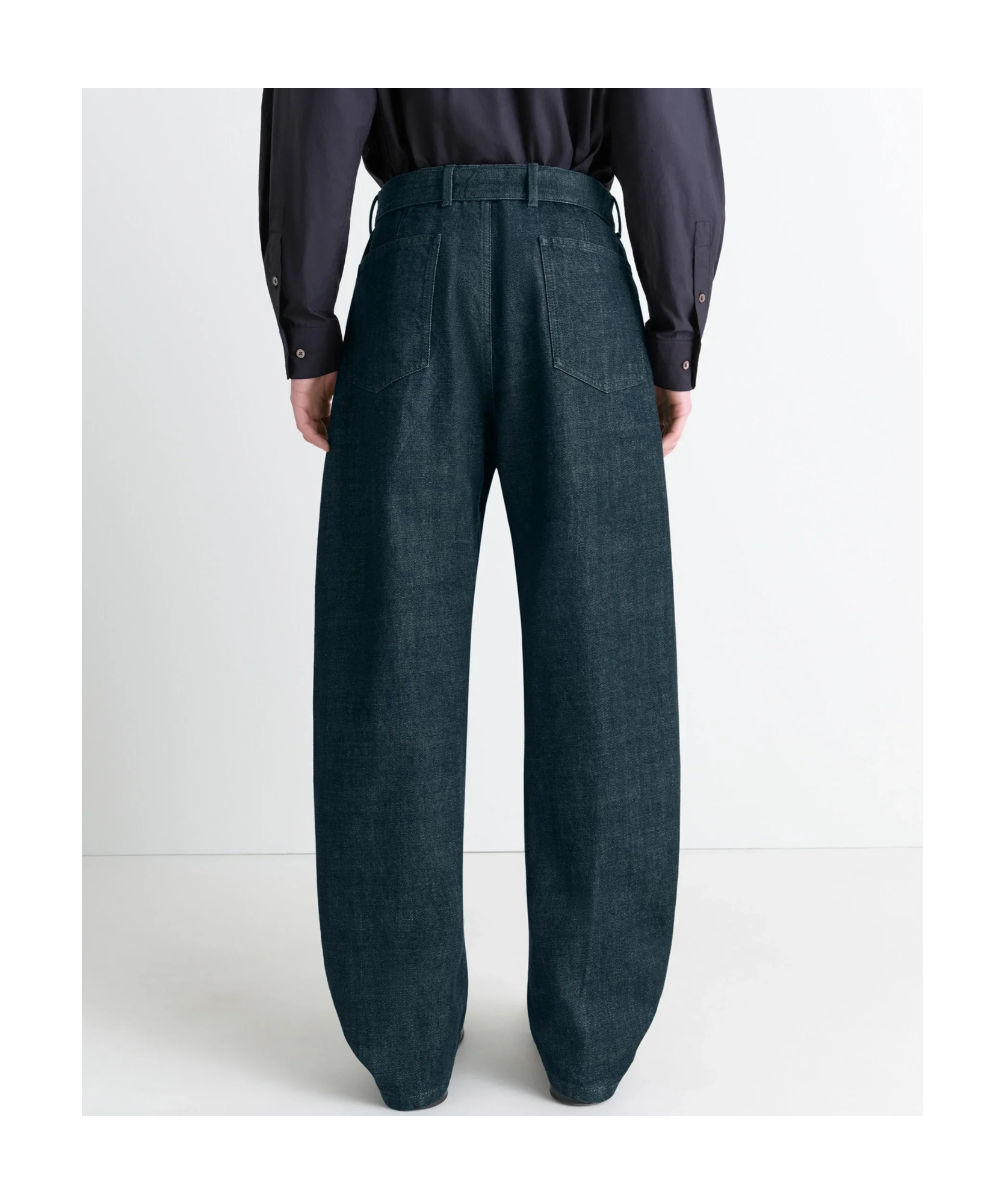 Lemaire Adjustable-strap Jeans In Blue