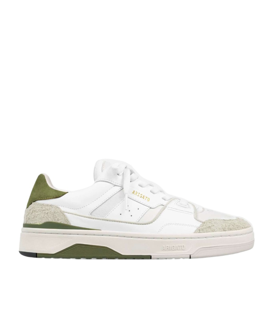 Axel Arigato Caly Low-top Leather And Suede Sneakers In White